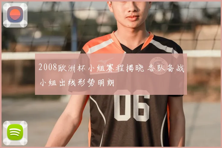 2008欧洲杯小组赛程揭晓 各队备战小组出线形势明朗