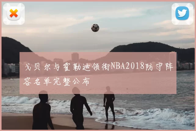 戈贝尔与霍勒迪领衔NBA2018防守阵容名单完整公布